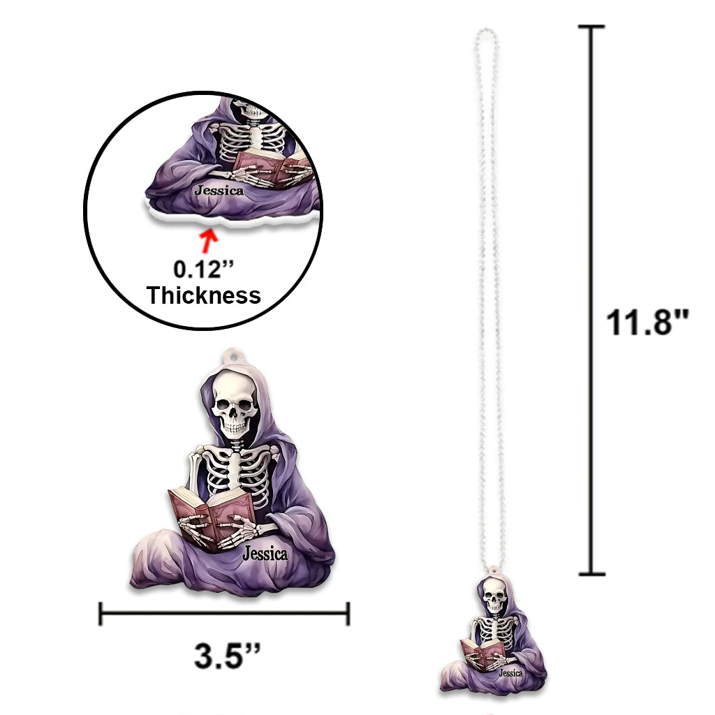 Halloween King Is Coming - Personalized Skull Car Ornament