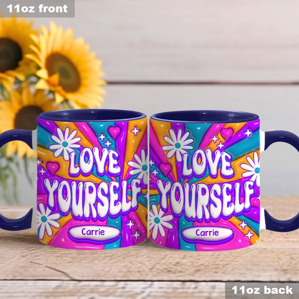 Love Yourself - Personalized Accent Mug