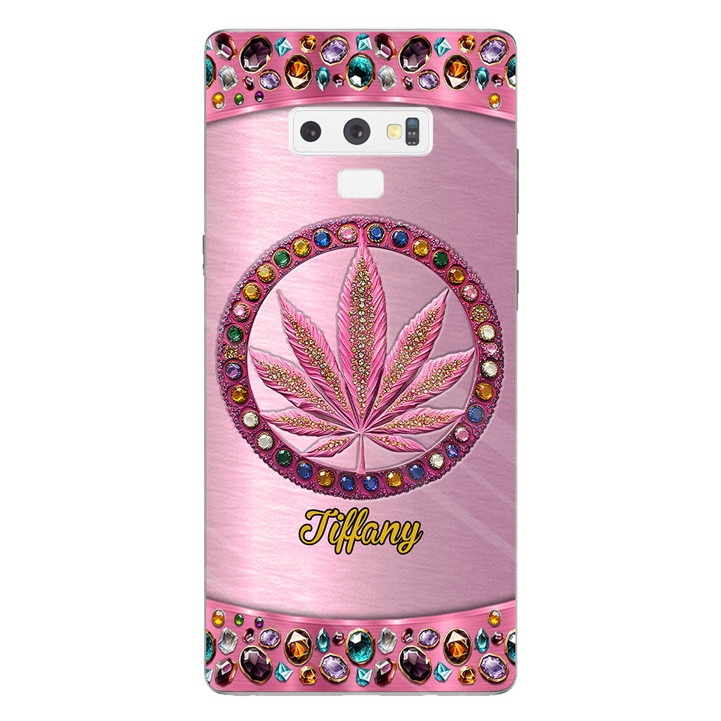 Stoner Chick - Personalized Weed Clear Phone Case