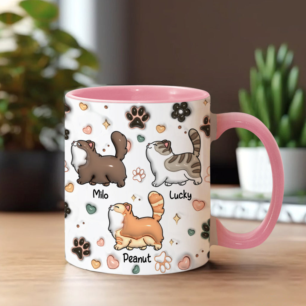 Tiny Furry Overlords - Personalized Cat Accent Mug