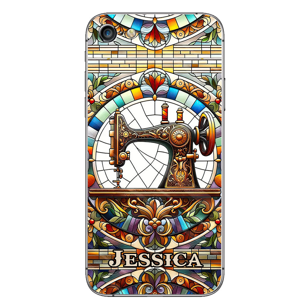 Colorful Sewing Machine - Personalized Sewing Phone Case