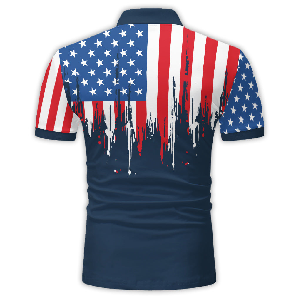 Best Dad Ever Fist - Personalized Father Polo Shirt