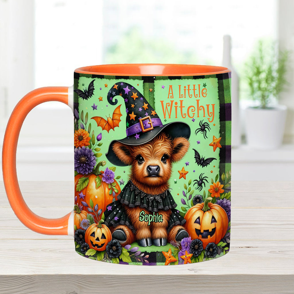 A Little Witch - Personalized Accent Mug