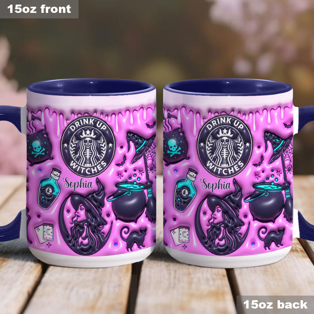 Drink Up Witches - Personalized Witch Accent Mug