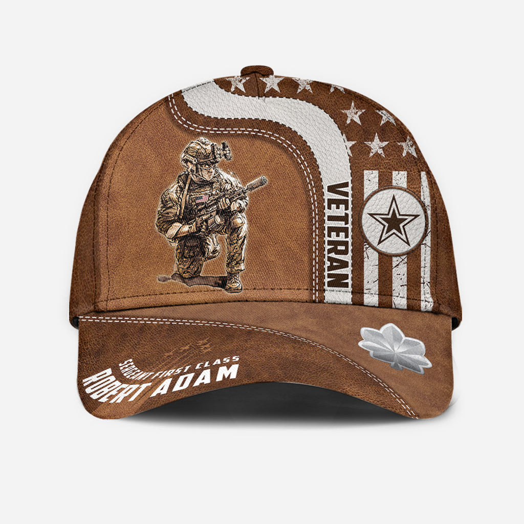 US Military World Tour - Personalized Veteran Classic Cap
