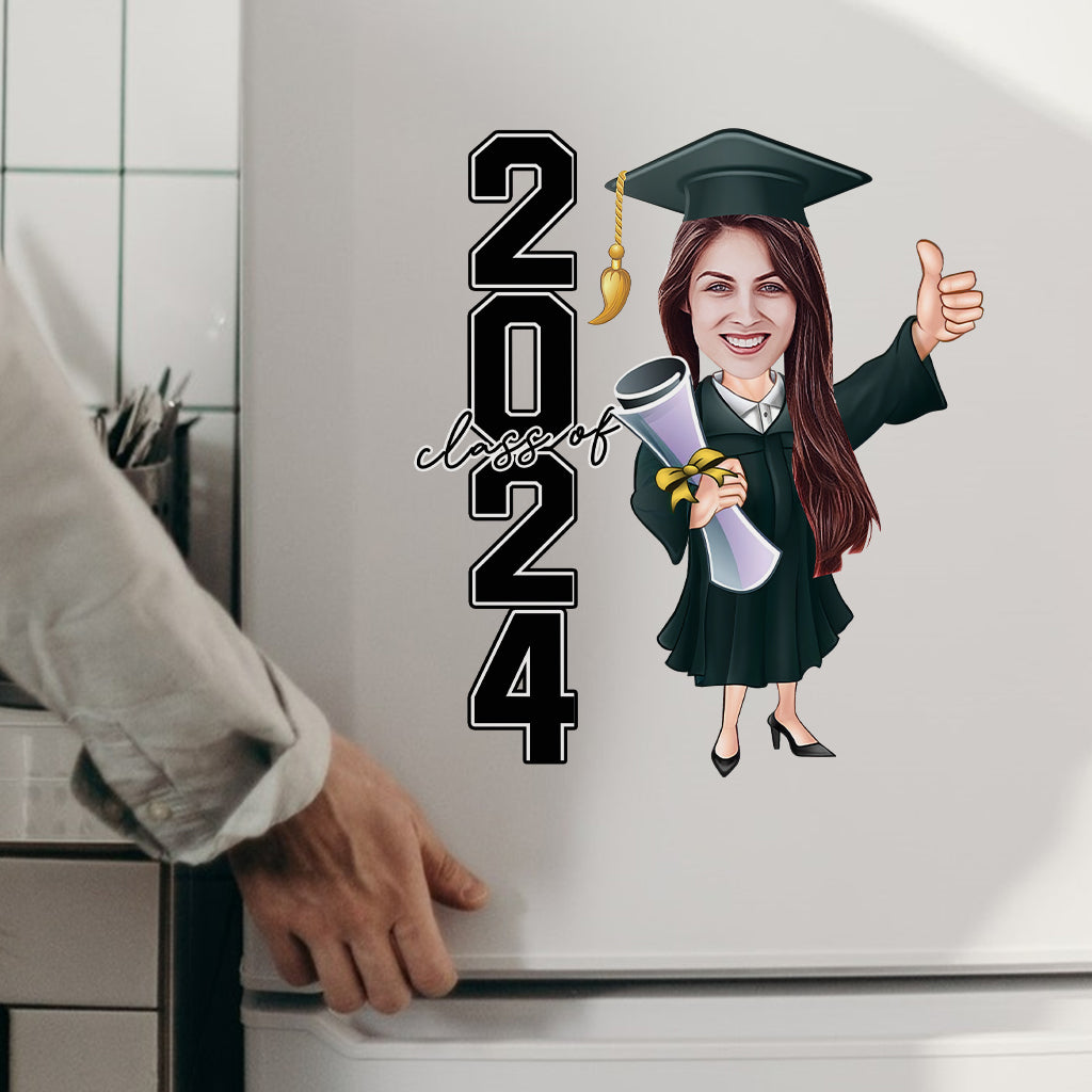 Class Of 2024 - Personalized Graduation Decal Die Cut