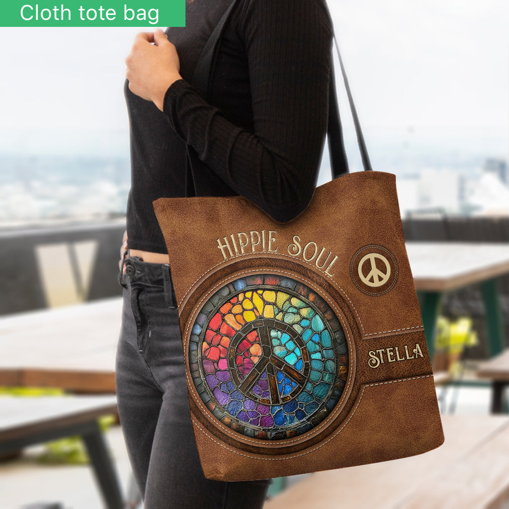 Hippie Soul - Personalized Hippie Tote Bag