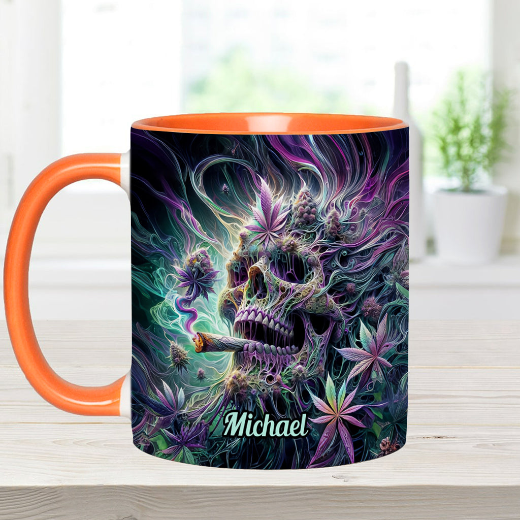 Magical Skull - Personalized Weed Accent Mug