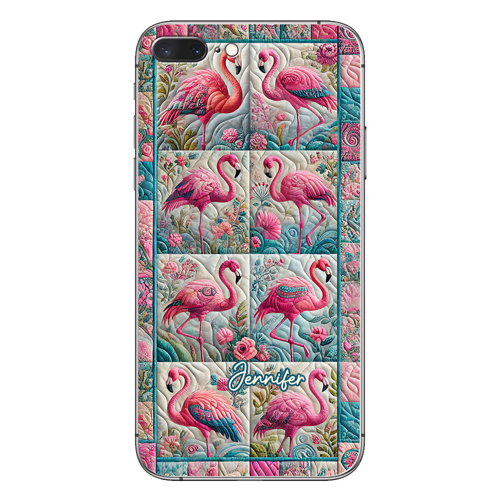 Vintage Flamingo - Personalized Flamingo Phone Case