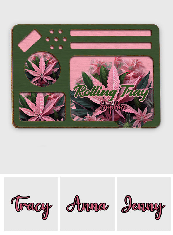 Pink 420 - Personalized Weed 2 Layered Wood Sign / Wood Plaque