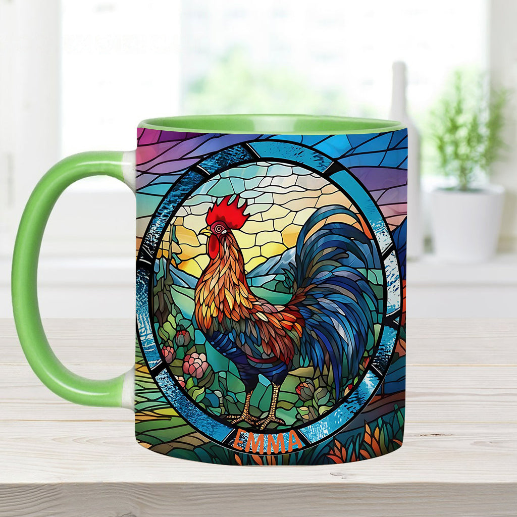 Love Chicken - Personalized Chicken Accent Mug