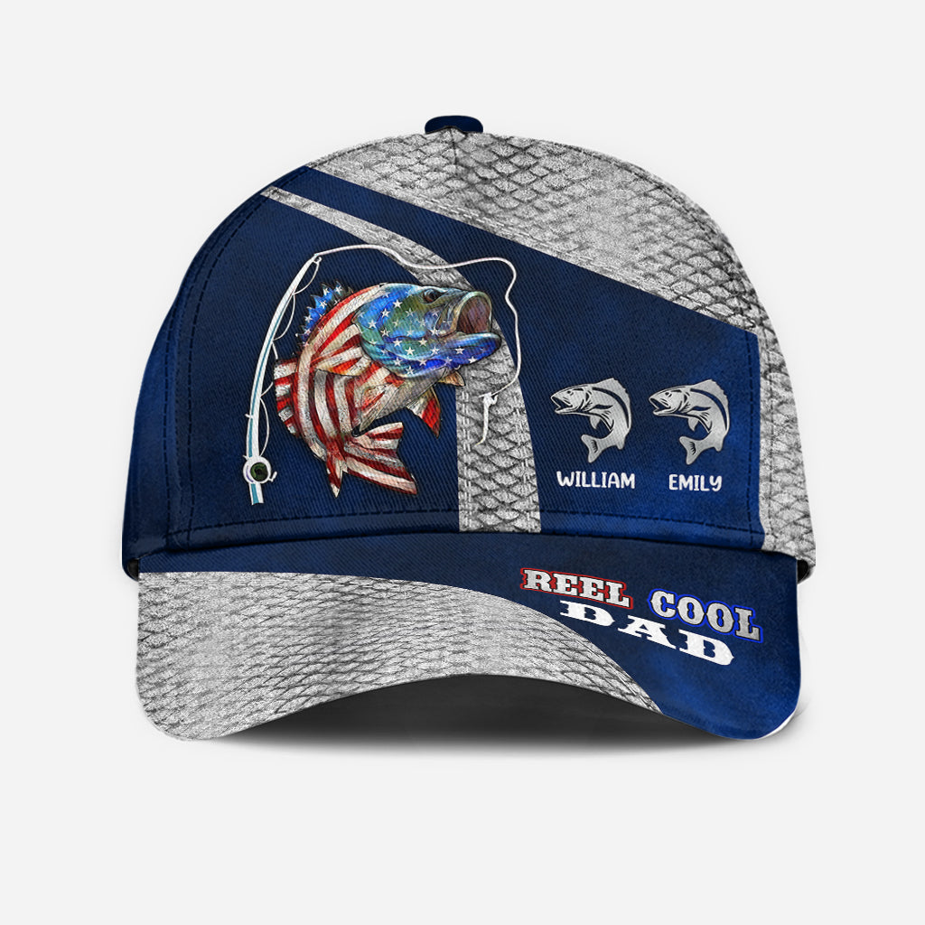 Reel Cool Dad Just Ask - Personalized Fishing Classic Cap