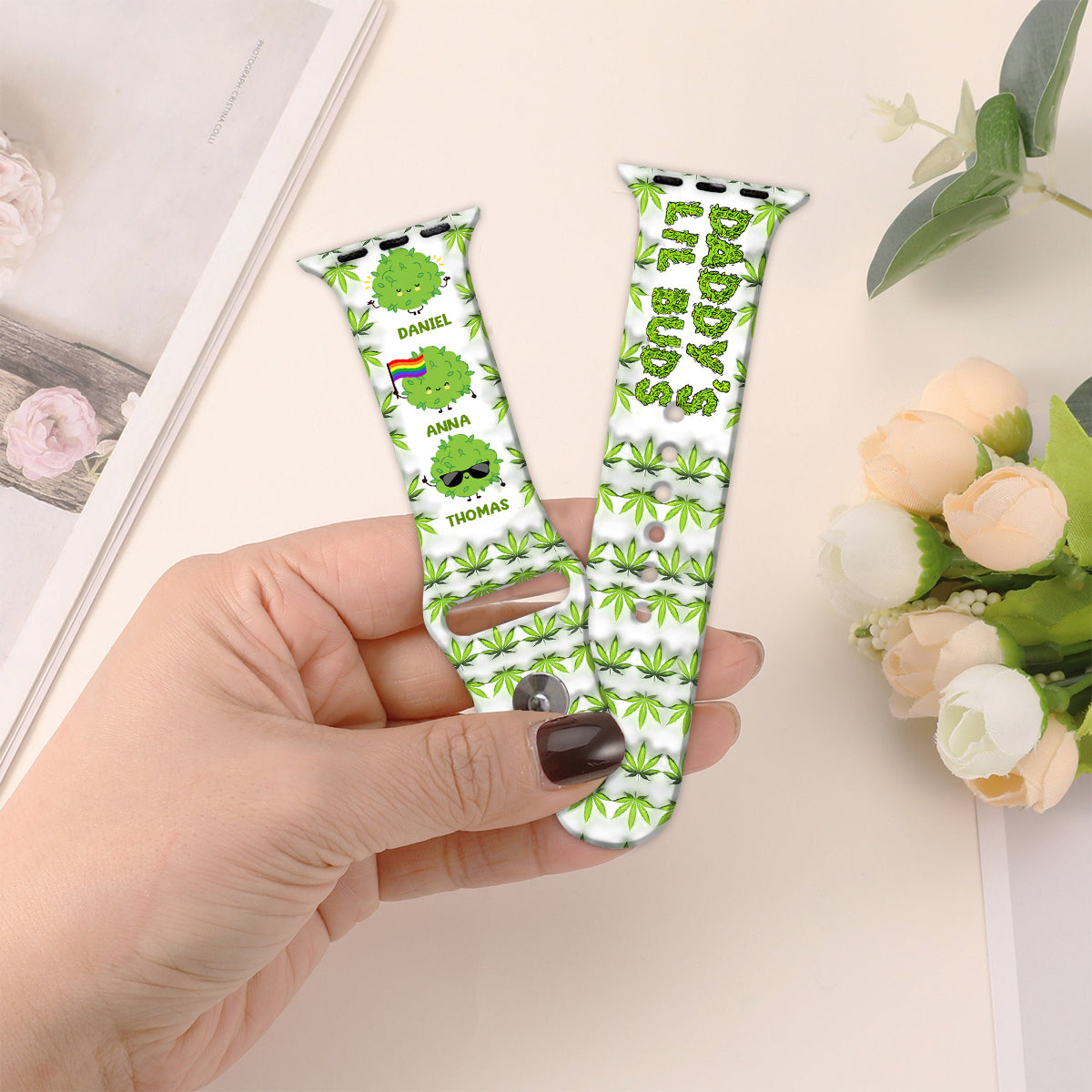 Dopest Dad Ever - Personalized Father Apple Watch Band