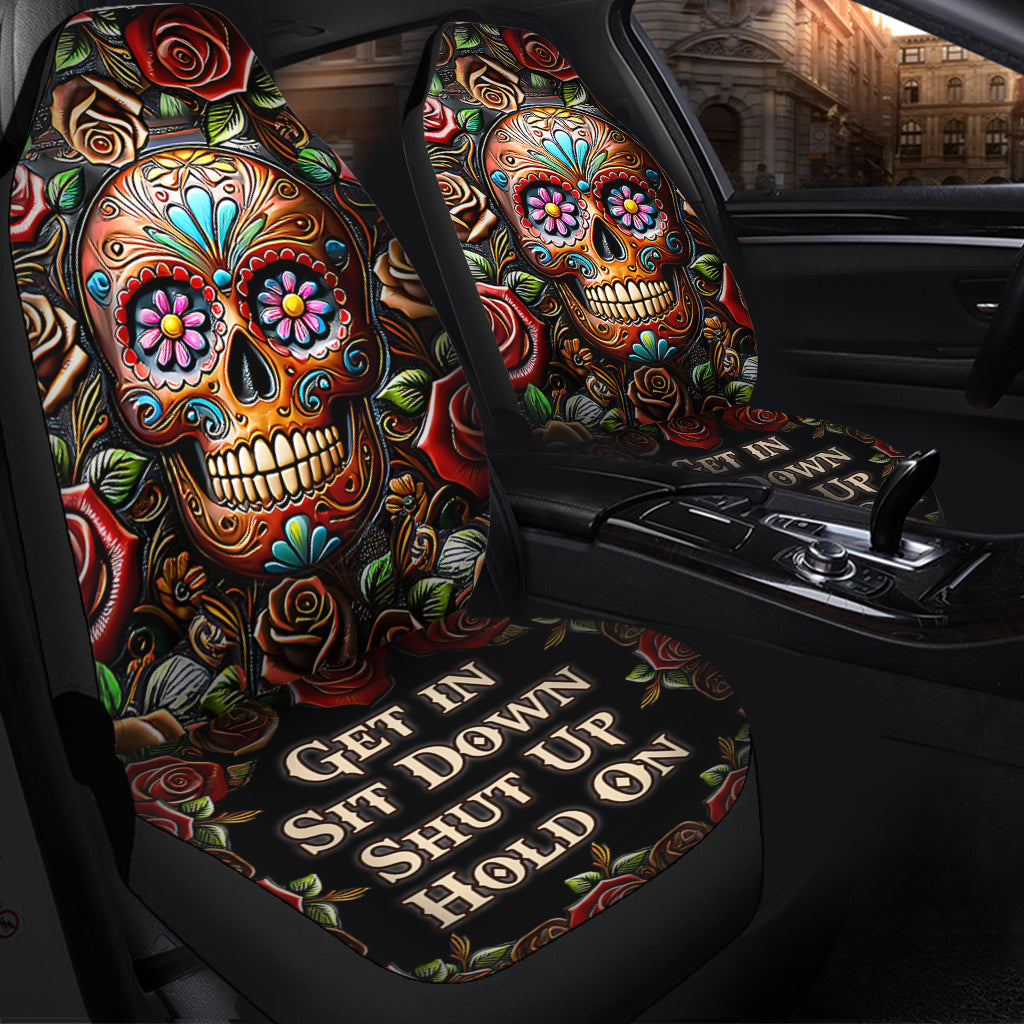 Get In Sit Down - Skull Seat Covers