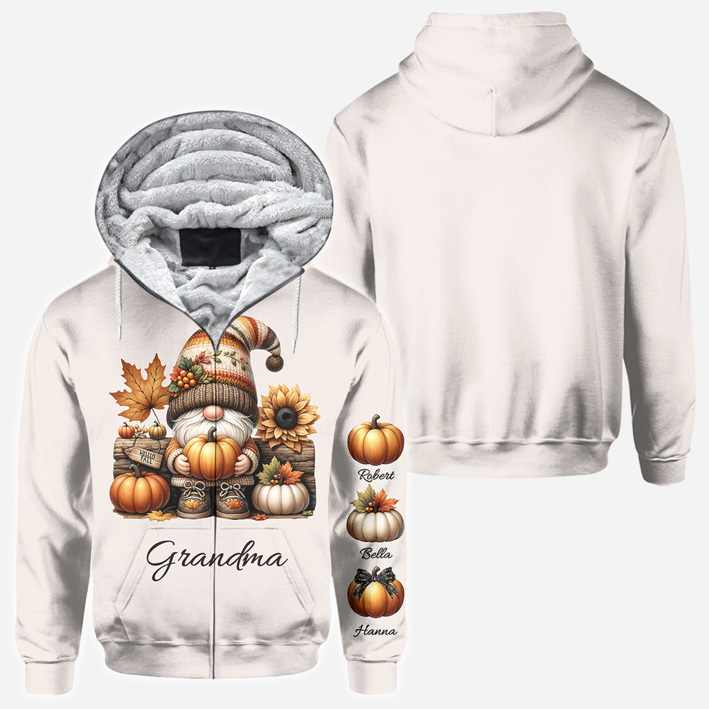 Grandma's Little Pumpkins - Personalized Grandma All Over Shirt