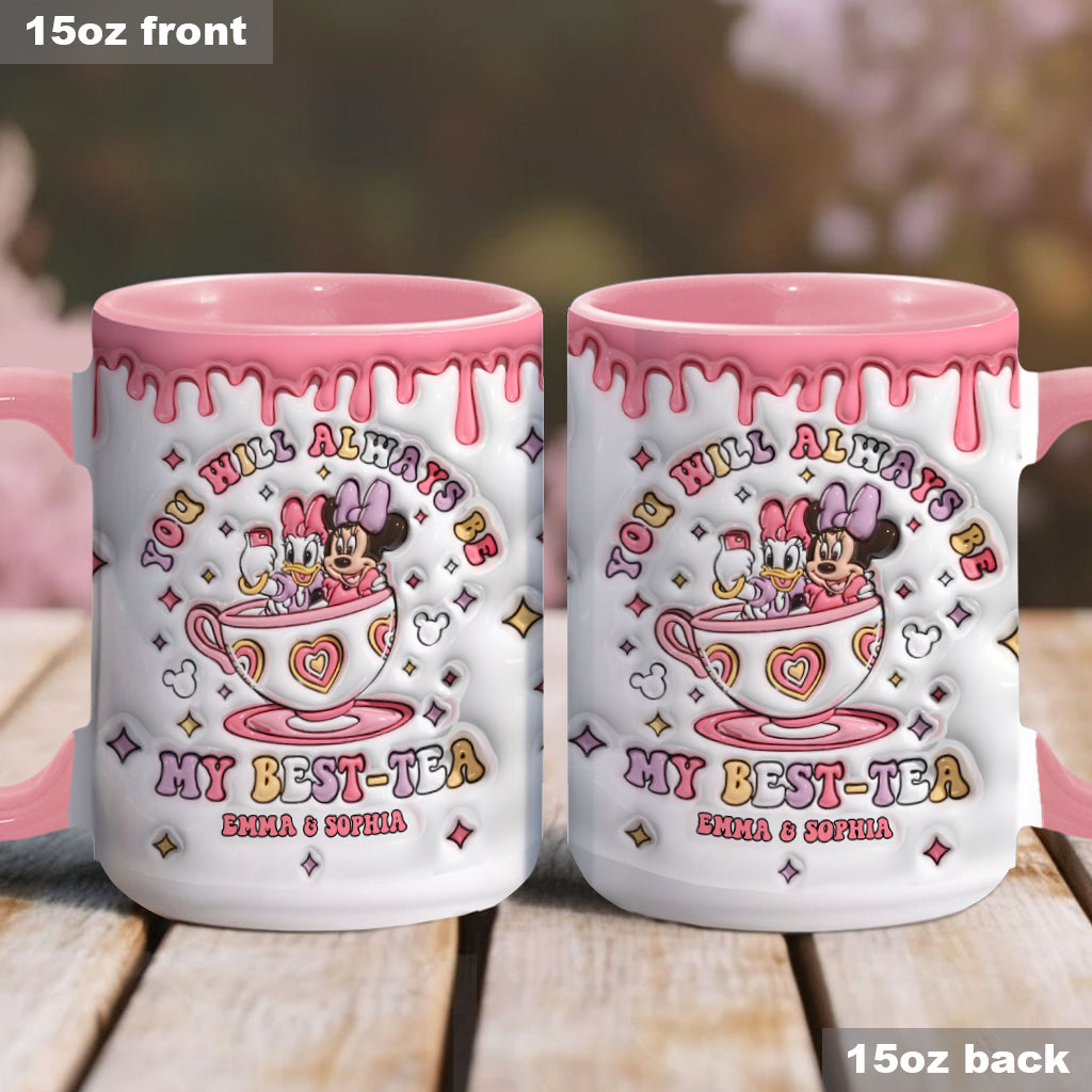 You Will Always Be My Best-Tea - Personalized Bestie Accent Mug