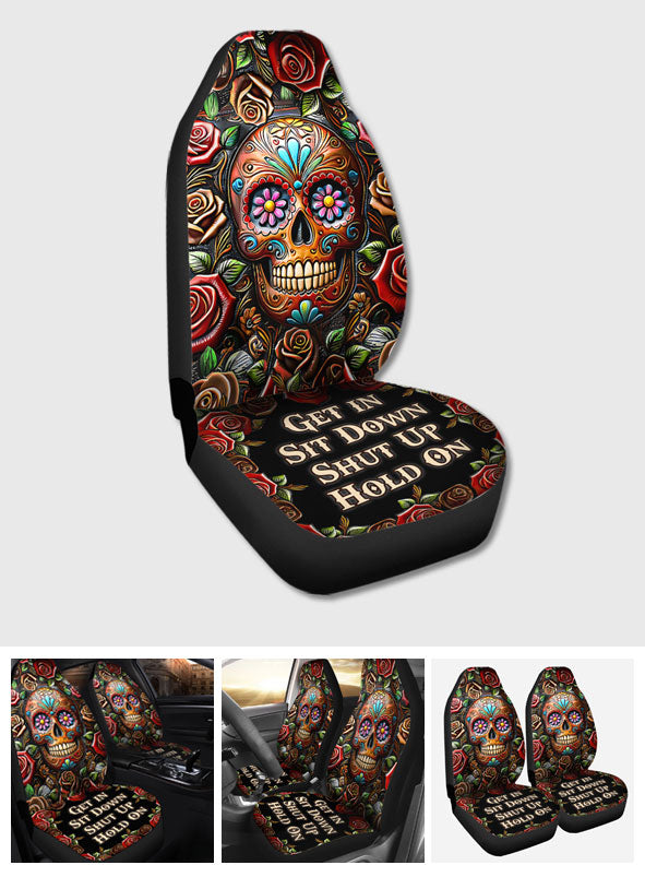 Get In Sit Down - Skull Seat Covers
