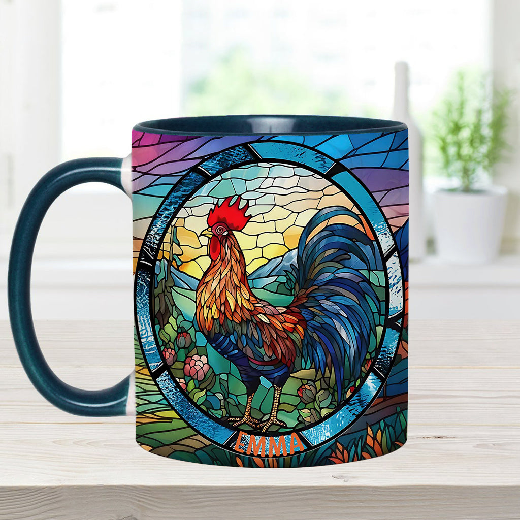 Love Chicken - Personalized Chicken Accent Mug
