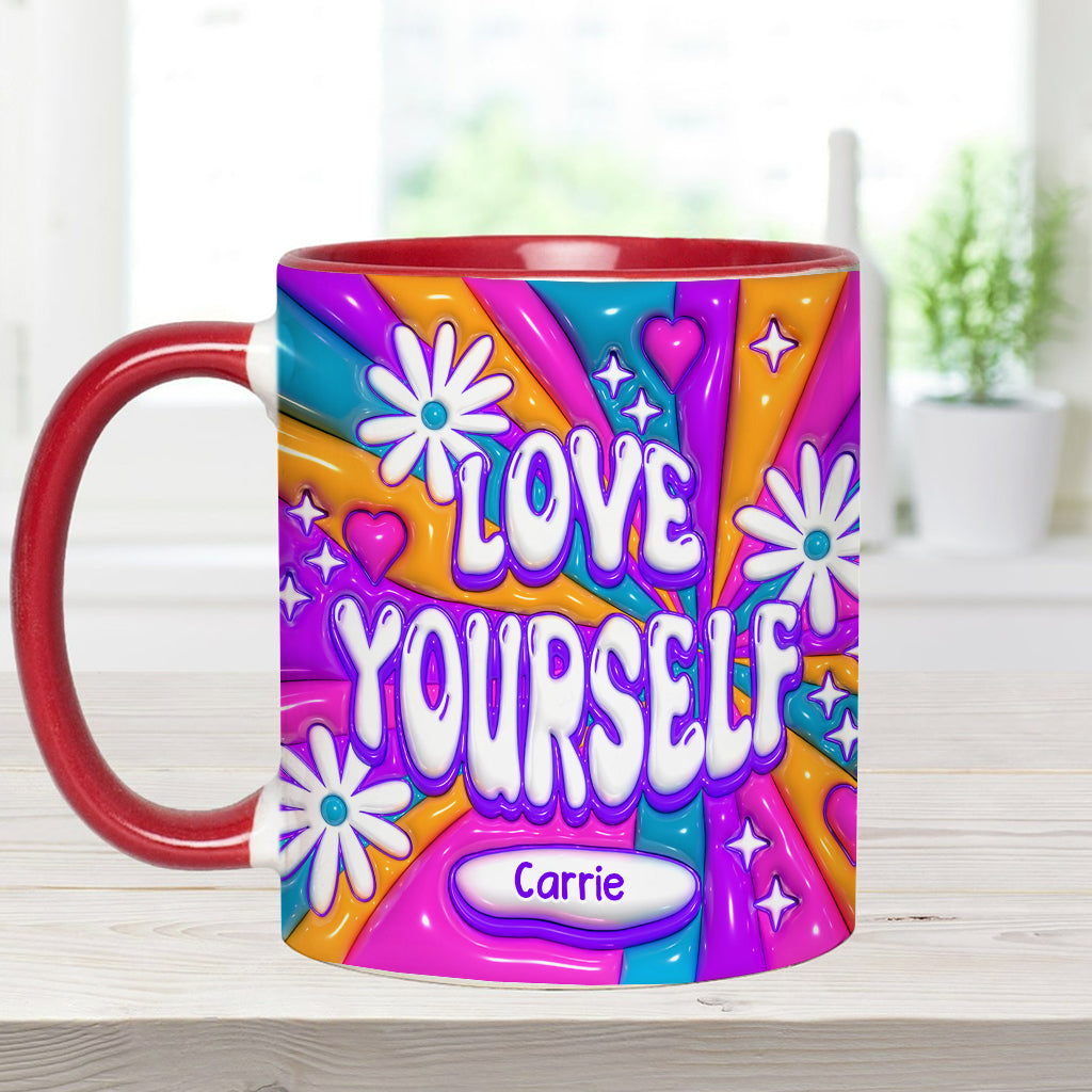 Love Yourself - Personalized Accent Mug
