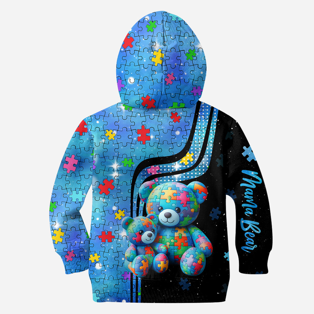 Mama Bear Autism Awareness Hoodie and Leggings