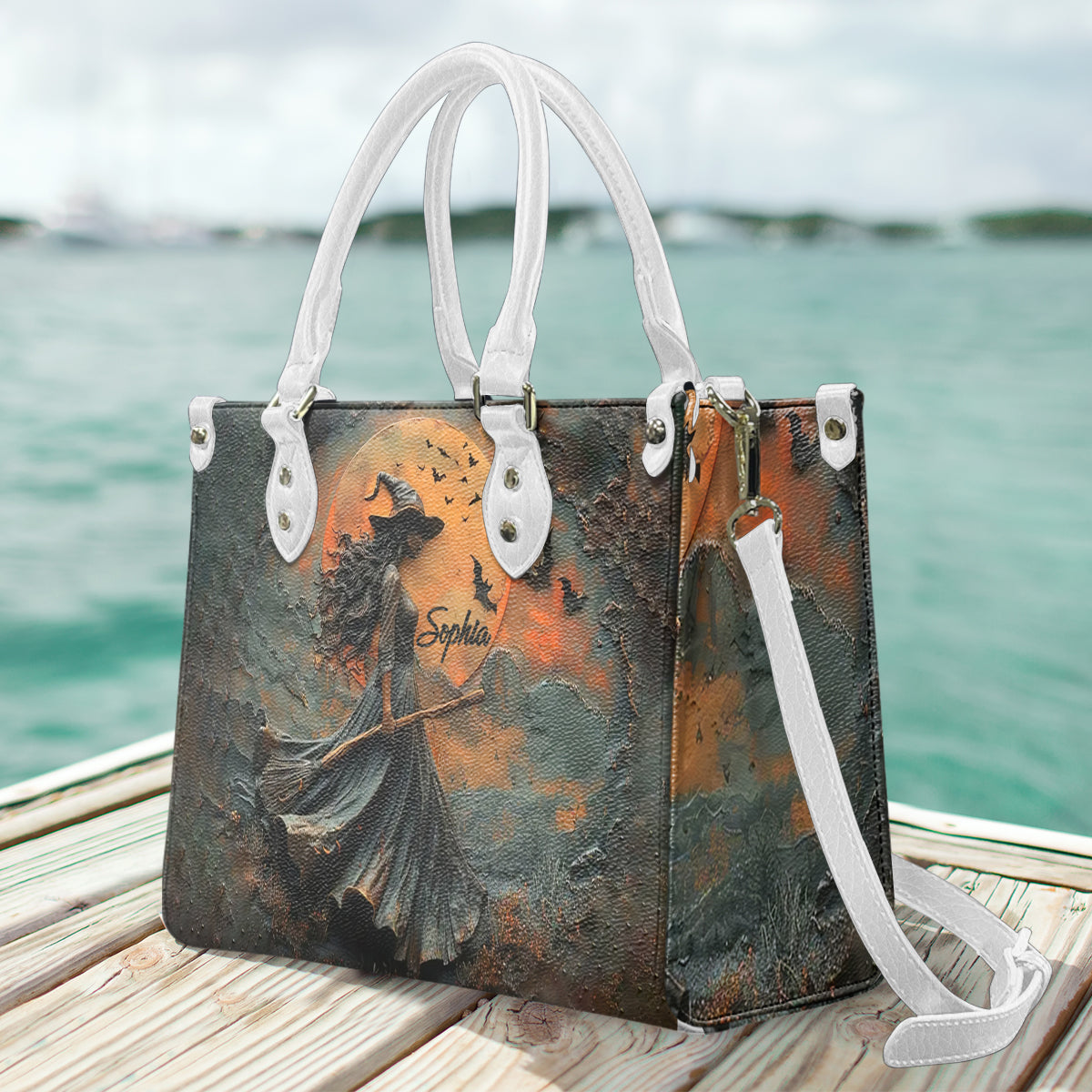 Beautiful Witch - Personalized Witch Leather Handbag