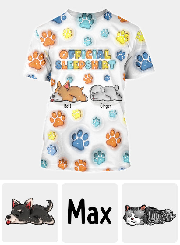 Official Sleepshirt - Personalized Dog All Over Shirt