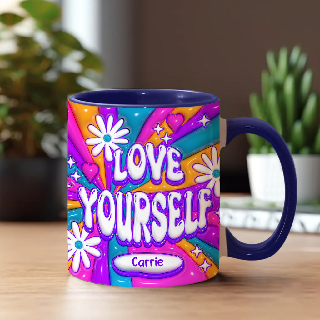 Love Yourself - Personalized Accent Mug