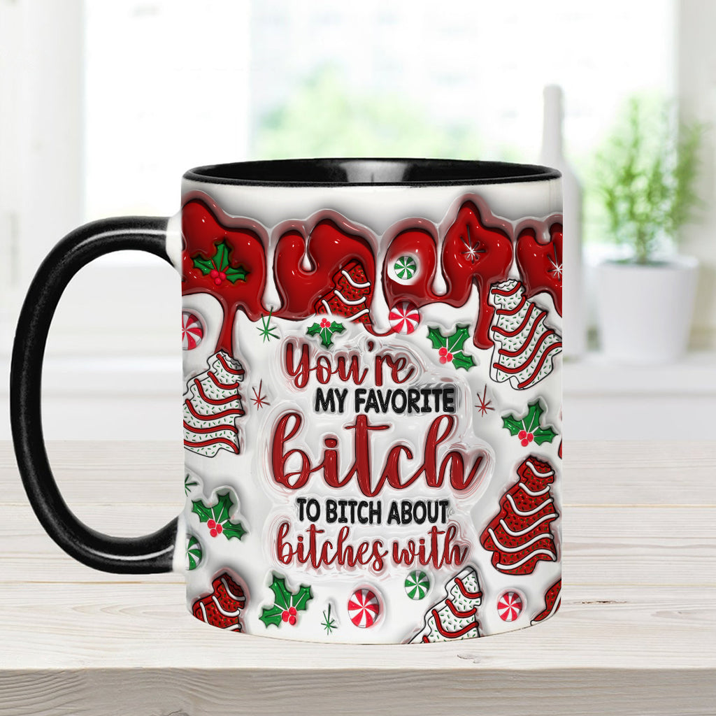 Best Bitches - Personalized Bestie Accent Mug