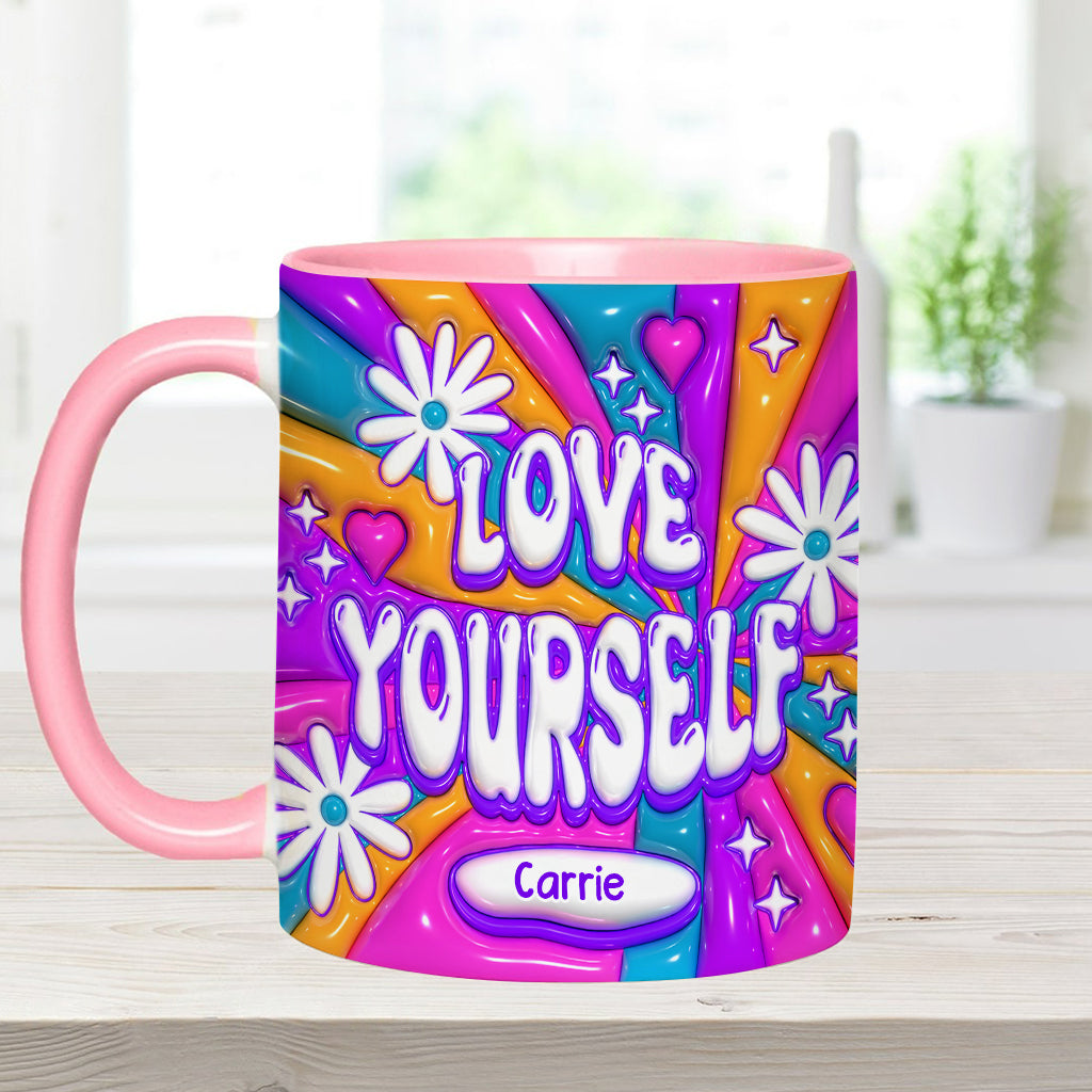 Love Yourself - Personalized Accent Mug