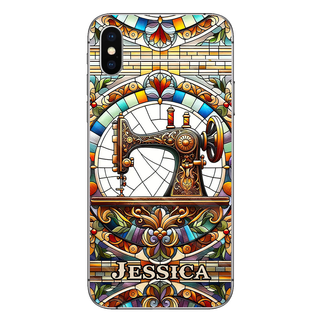 Colorful Sewing Machine - Personalized Sewing Phone Case