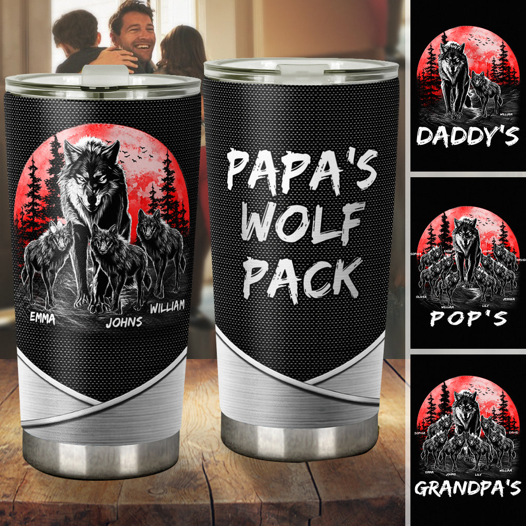 Papa Wolf - Personalized Father Tumbler