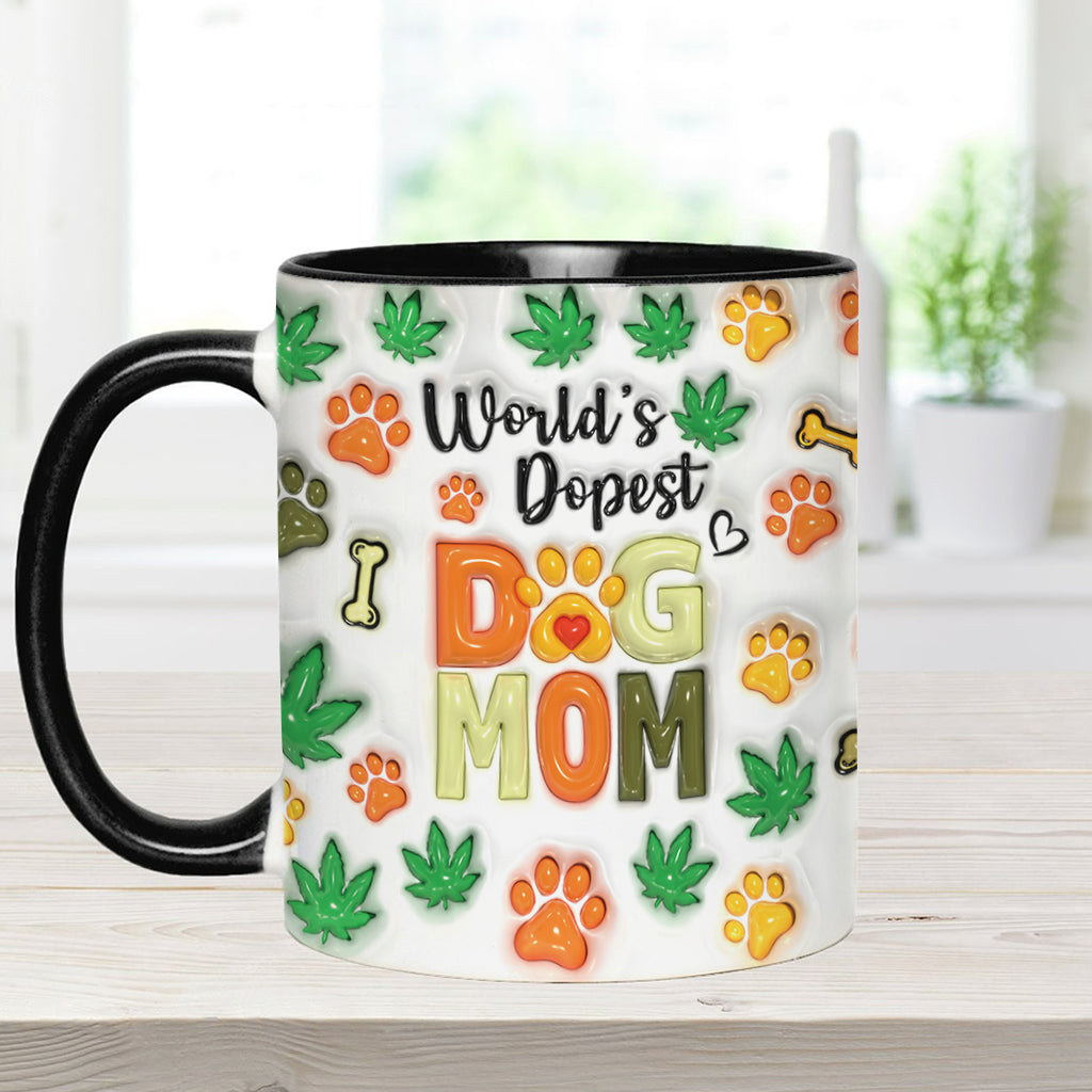 World's Dopest Pet Parent - Personalized Weed Accent Mug