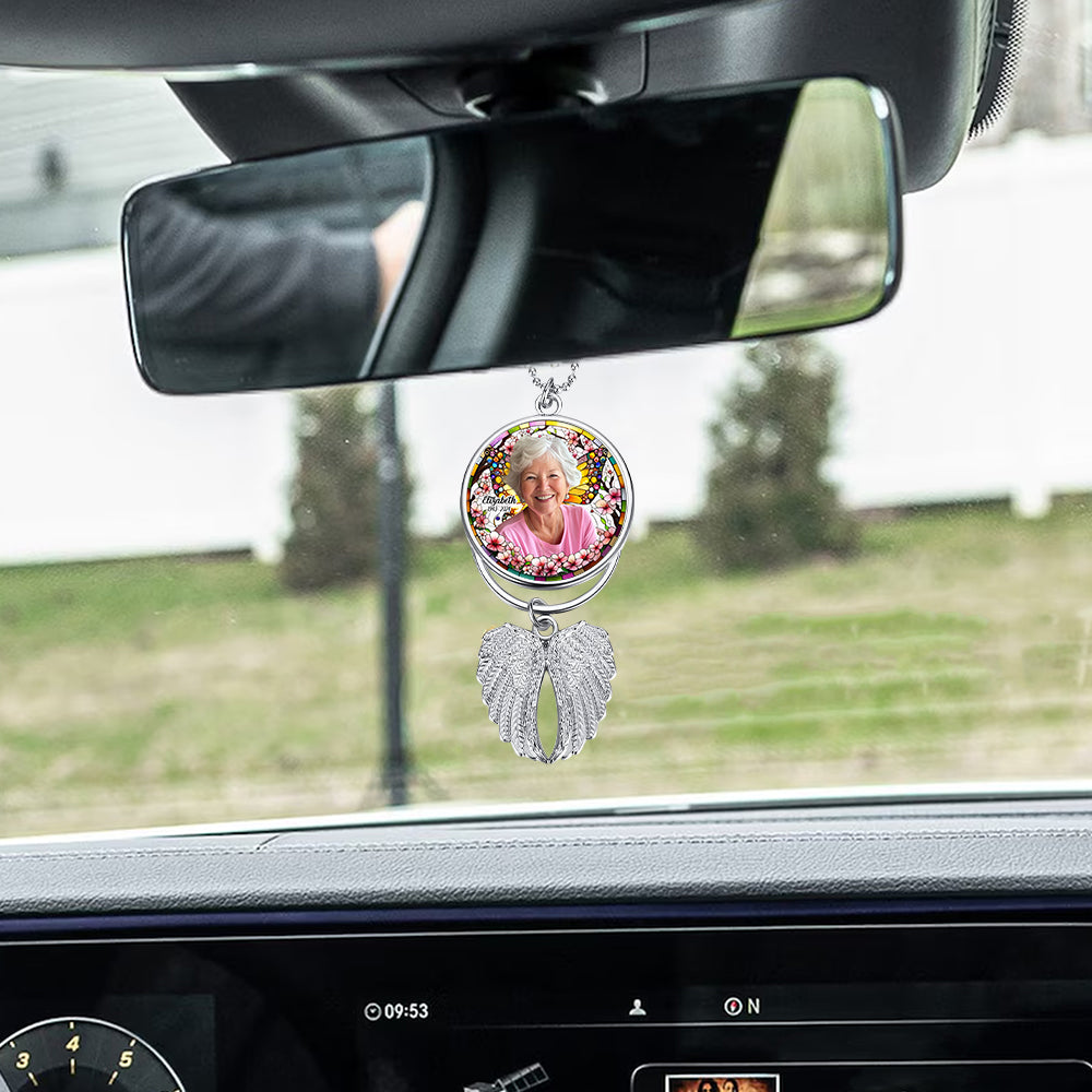 Those We Love Don't Go Away - Personalized Memorial Wings Ornament