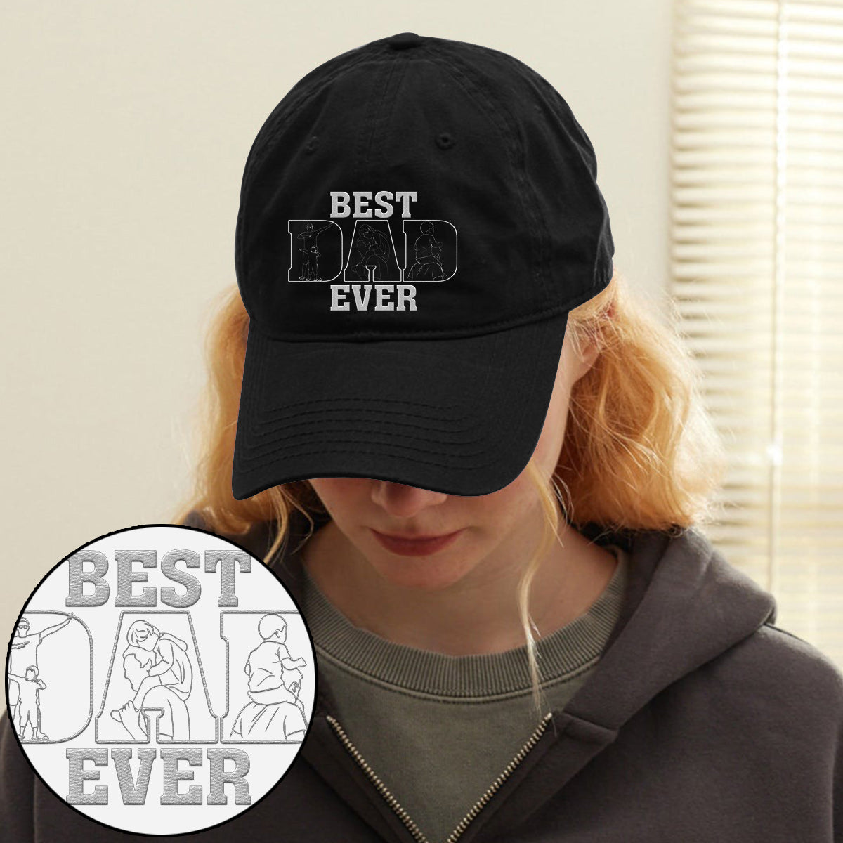 Best Dad/ Mom/ Grandma/ Grandpa/ Uncle... Ever - Personalized Father Embroidered Classic Cap