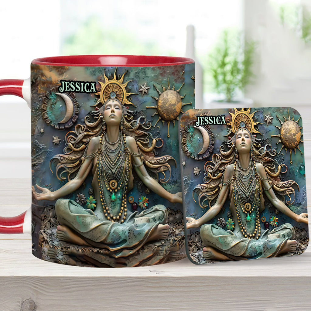 Lose Your Mind Find Your Soul - Personalized Yoga Accent Mug