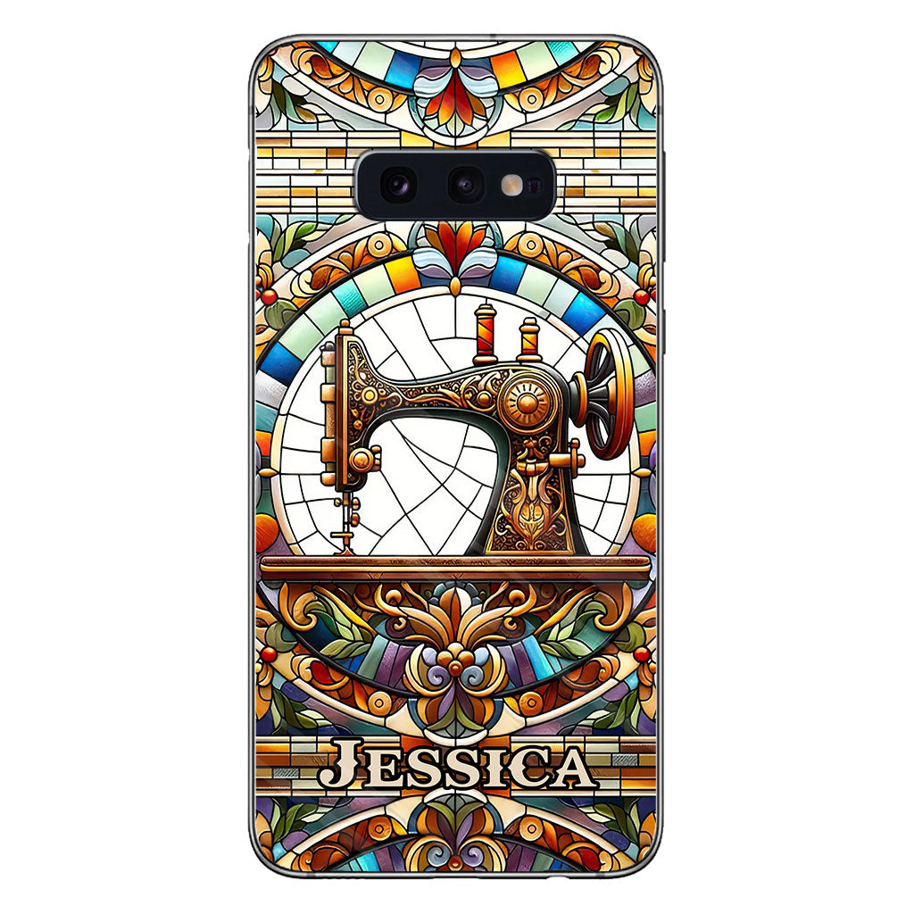 Colorful Sewing Machine - Personalized Sewing Phone Case