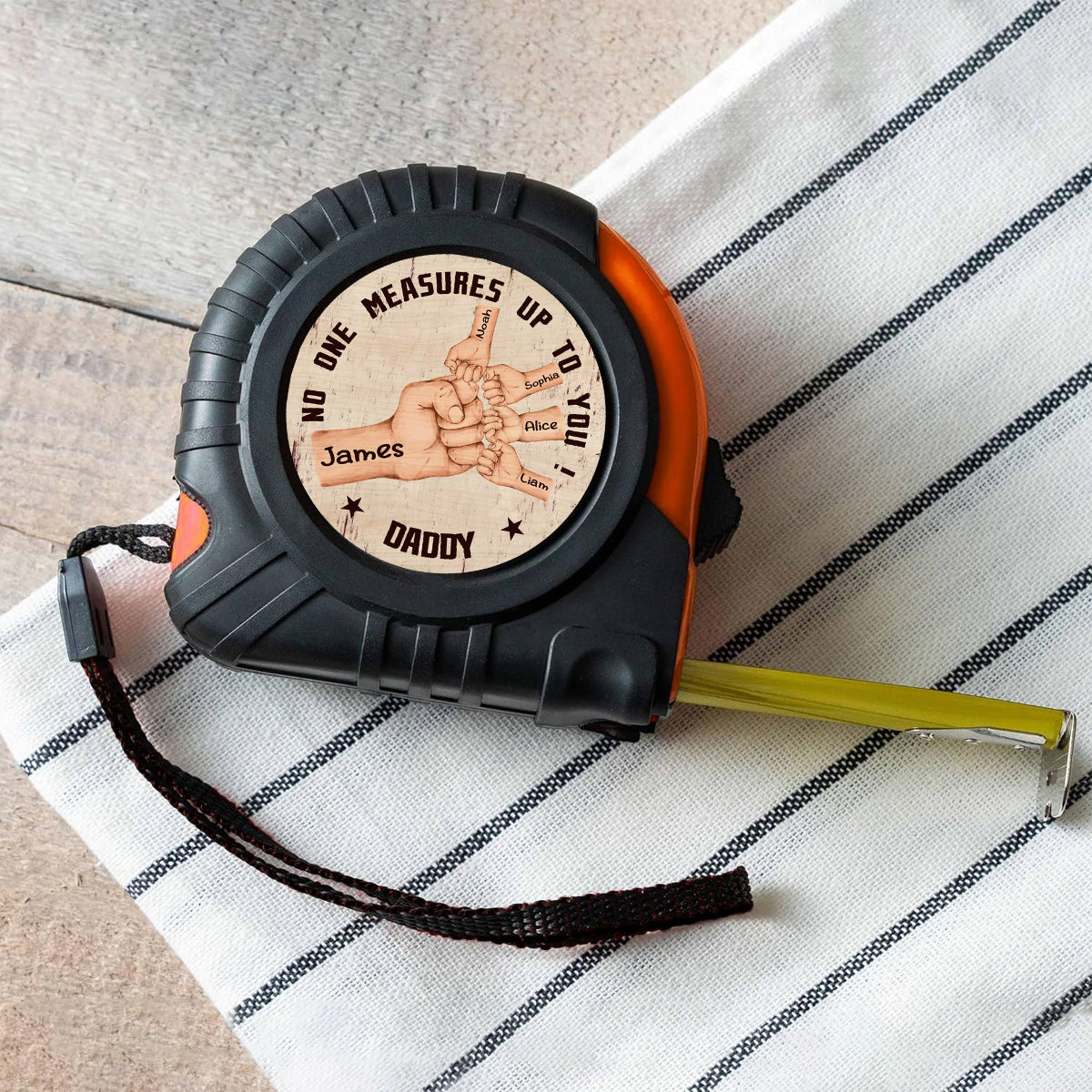 No One Can Measure Up To You Papa Daddy - Personalized Father Measure Tape