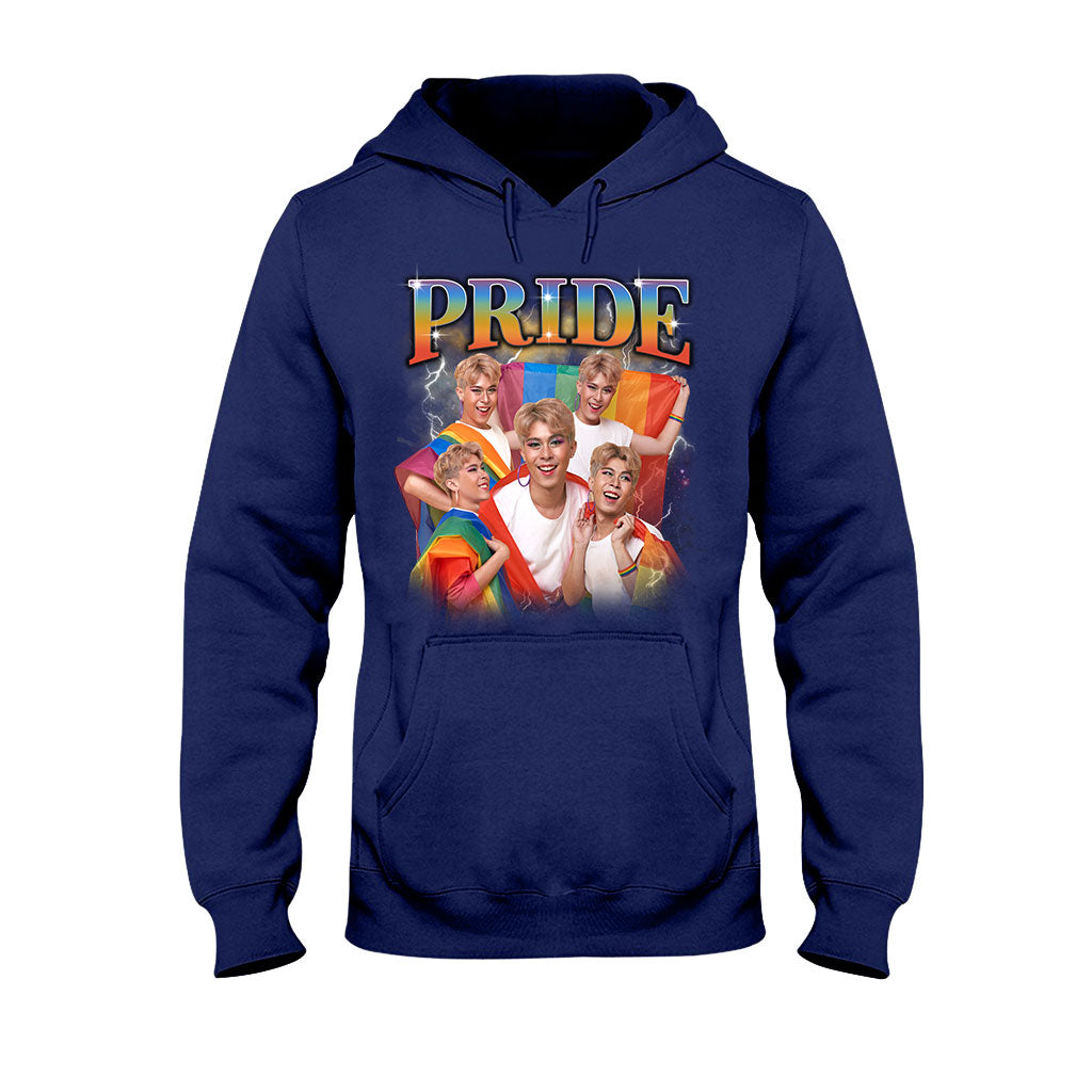 Pride Bootleg Rap Style Photo Custom - Personalized LGBT Support T-shirt And Hoodie