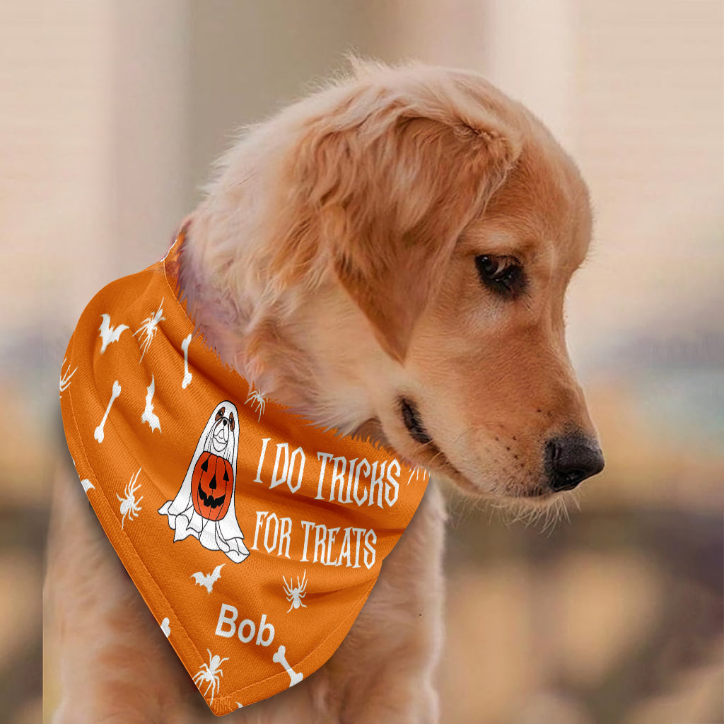 I Do Tricks for Treats - Personalized Dog Pet Bandana