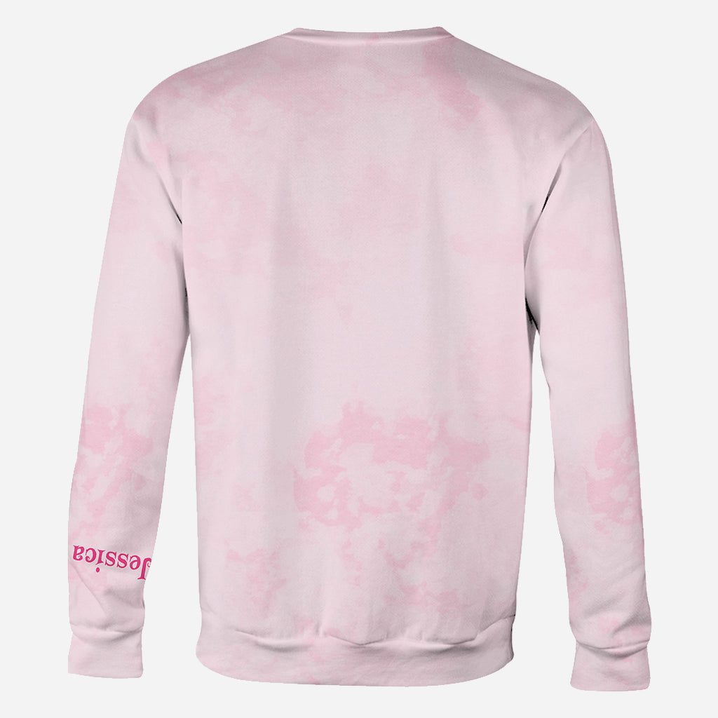 In October We Wear Pink - Personalized Breast Cancer Awareness All Over Shirt