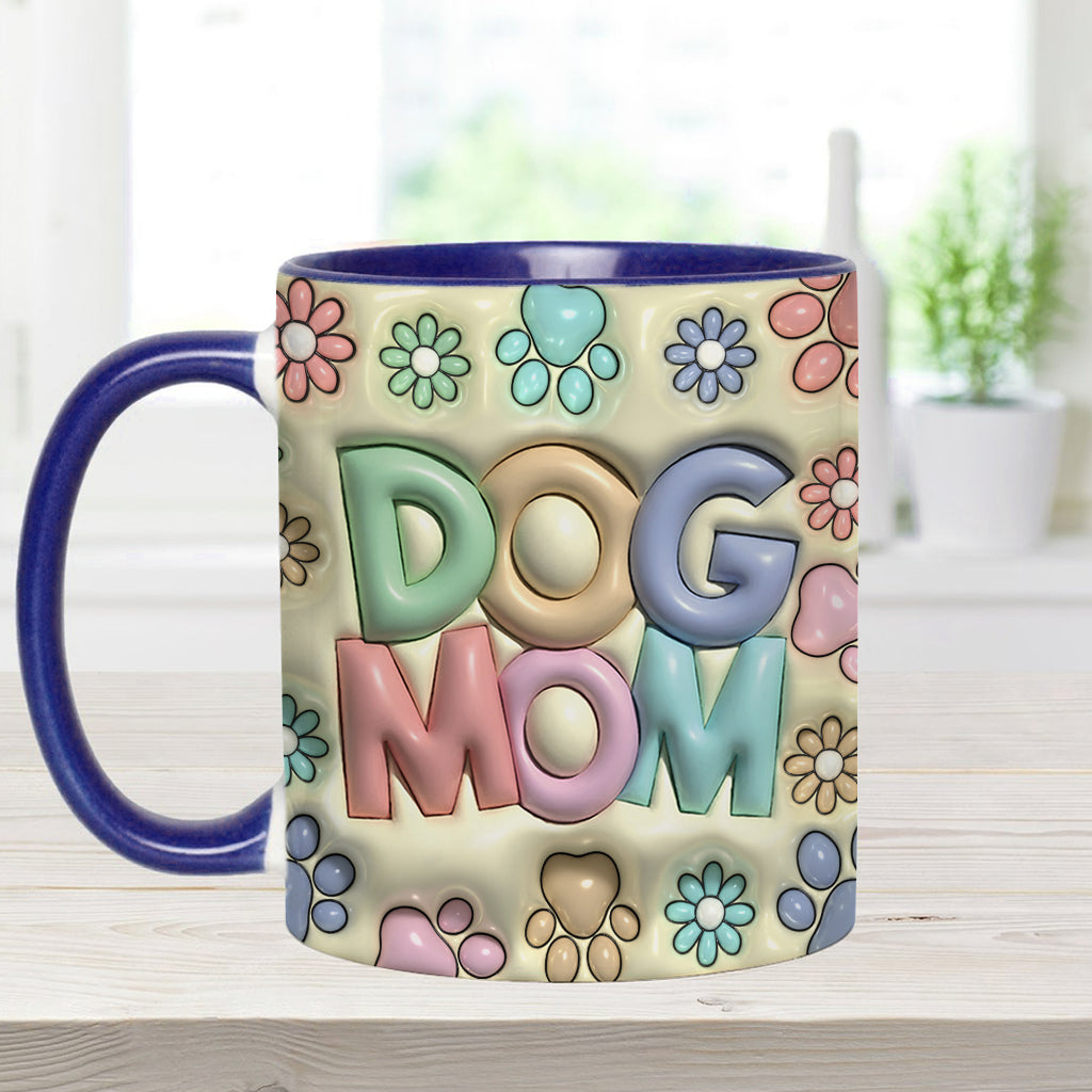 Dog Mom Dog Dad - Personalized Dog Accent Mug