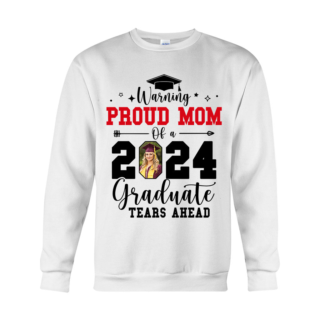 Warning Proud Mom/ Grandma/.... - Personalized Graduation T-shirt And Hoodie