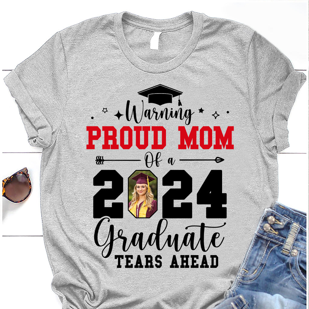 Warning Proud Mom/ Grandma/.... - Personalized Graduation T-shirt And Hoodie