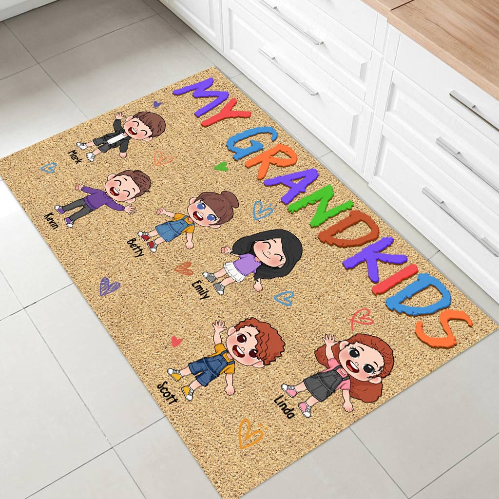 My Grandkids - Personalized Grandma Doormat