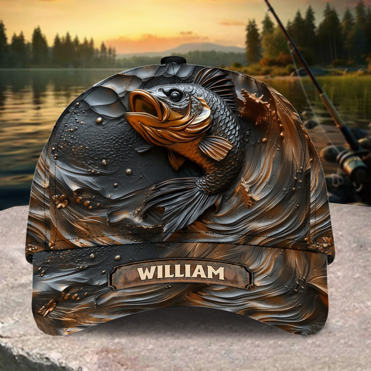 Fishing Lover - Personalized Fishing Classic Cap