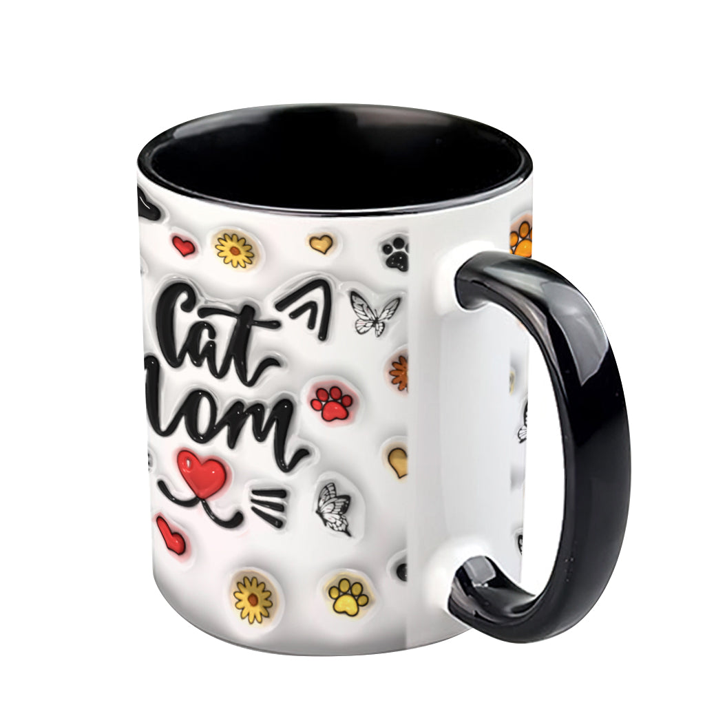 Cute Ghosts - Personalized Cat Accent Mug