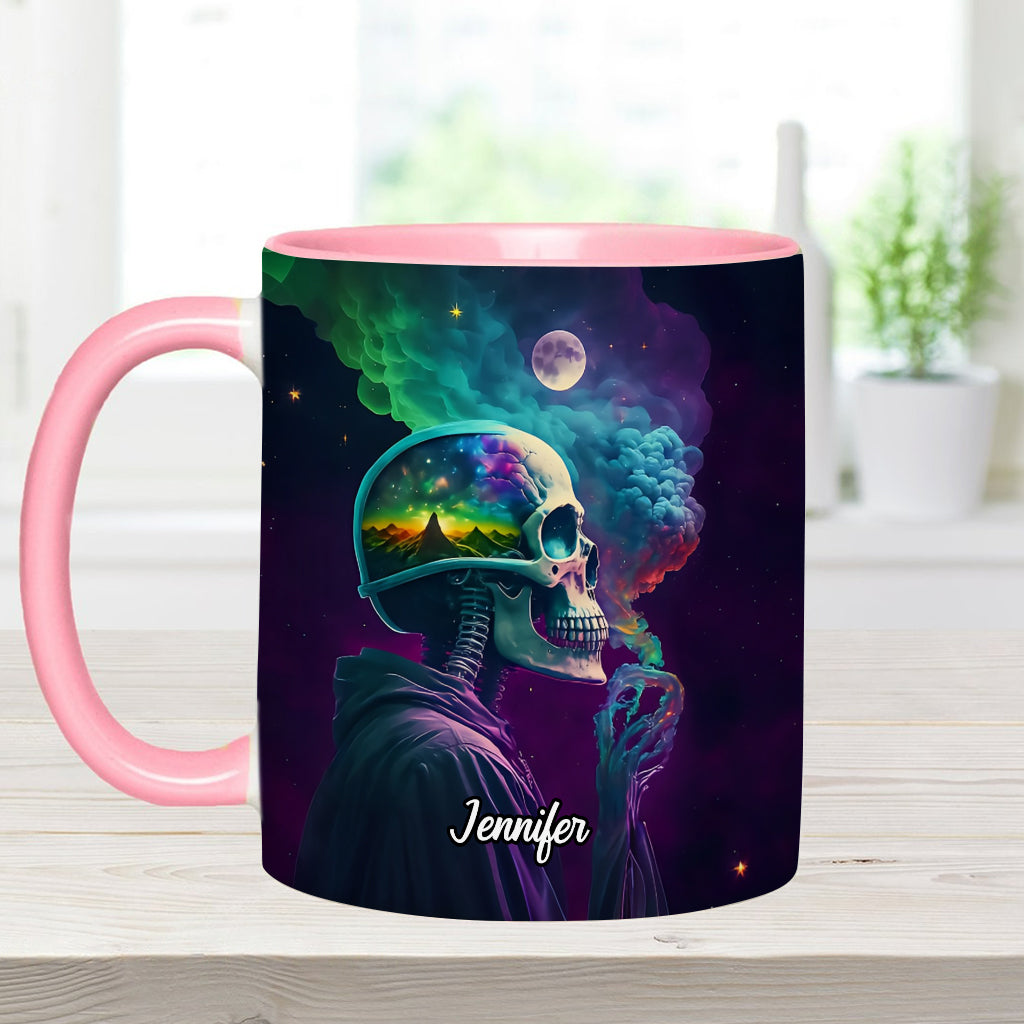 A Little High - Personalized Weed Accent Mug