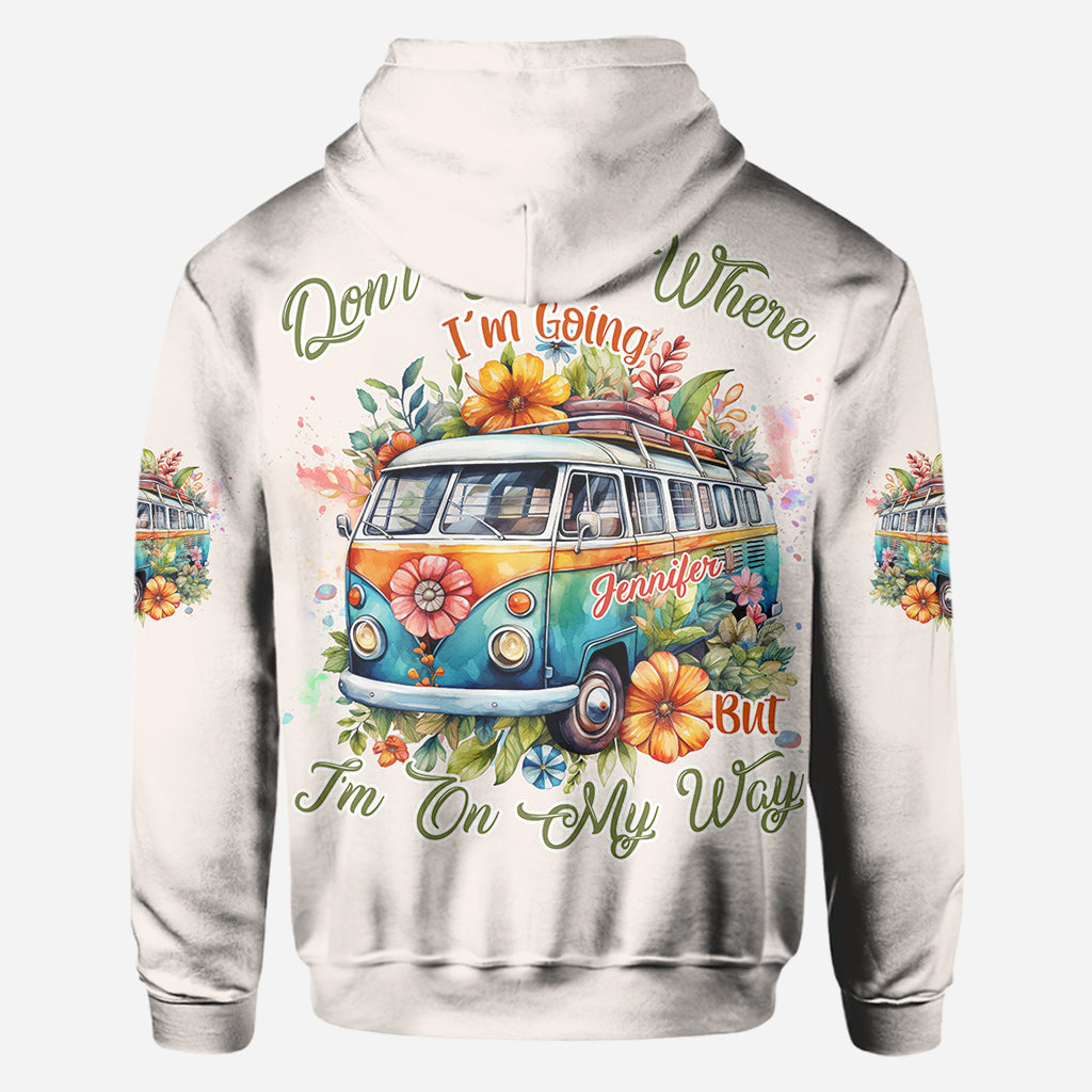 On My Way - Personalized Hippie All Over Shirt