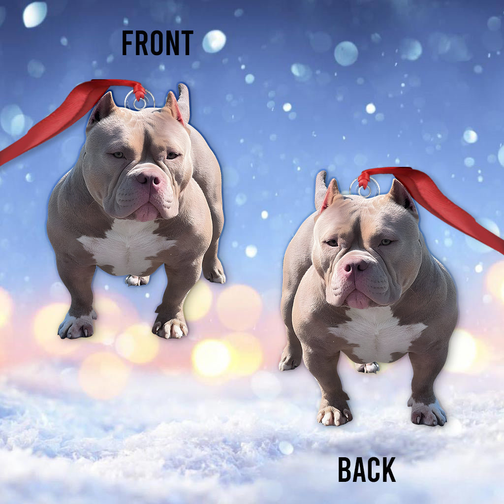 Any Photo Ornament - Personalized Dog Custom Shaped Ornament