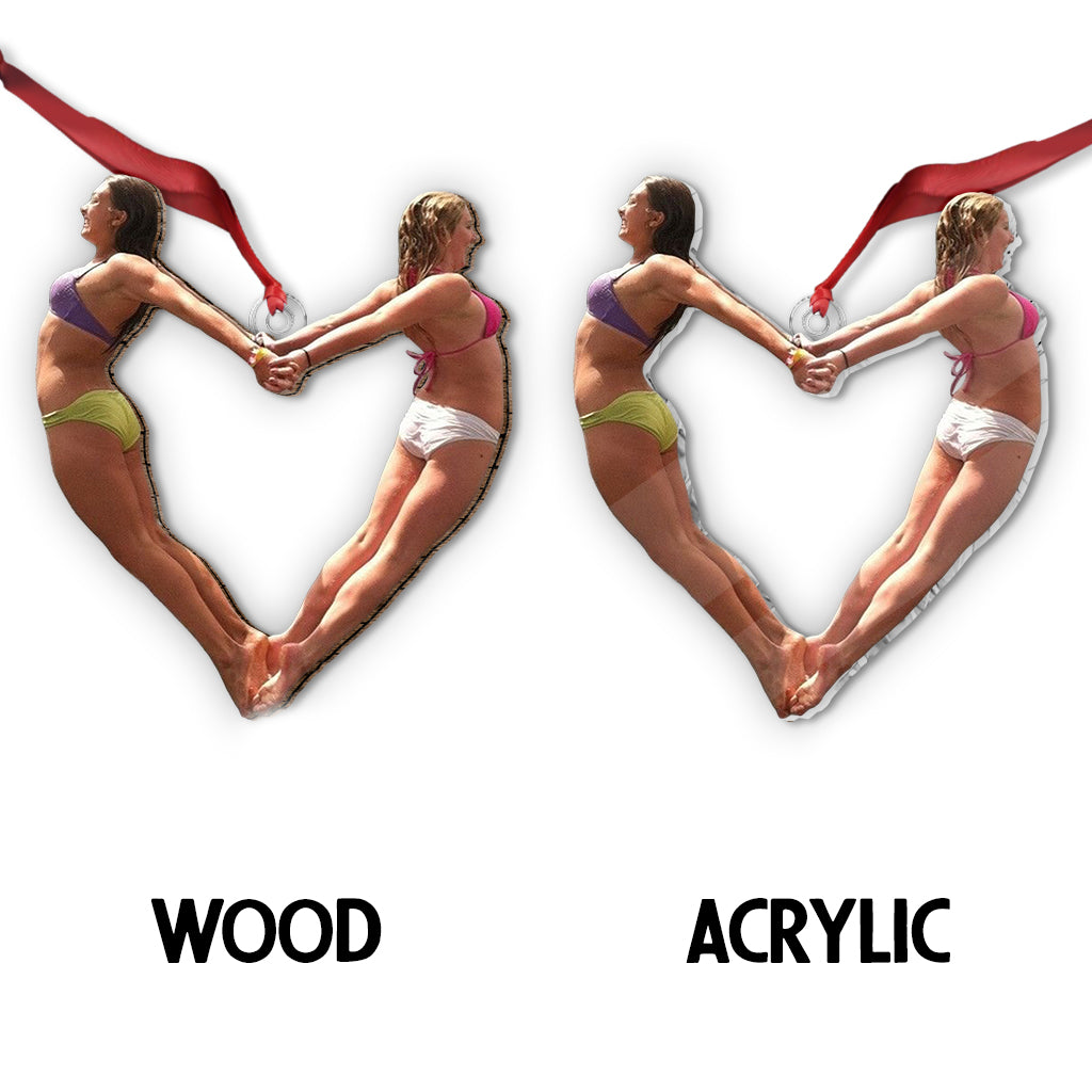 Any Photo Ornament - Personalized Bestie Custom Shaped Ornament